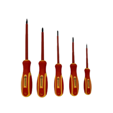 Lot de 5 tournevis isolés