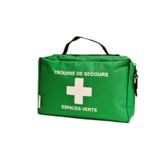 Trousse de secours espaces verts