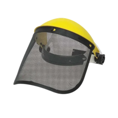 Écran facial avec visière grillagée