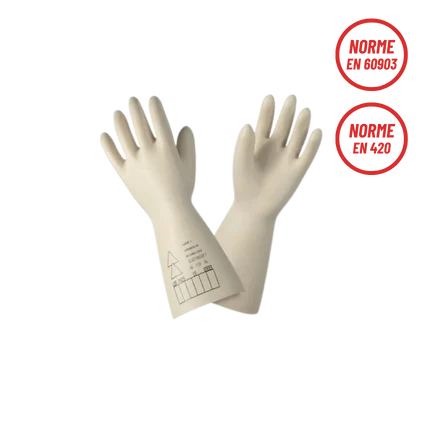 Gants pour personnel électricien en haute tension - classe 3