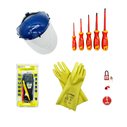 kit EPI complet pour personnel non-électricien (habilité BS)